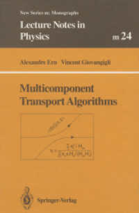 Multicomponent Transport Algorithms (Lecture Notes in Physics Monographs)