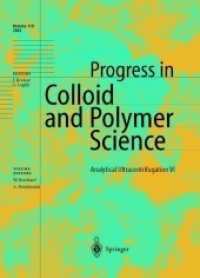 Analytical Ultracentrifugation VI (Progress in Colloid and Polymer Science)