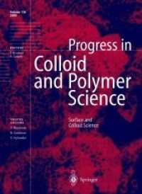 Surface and Colloid Science (Progress in Colloid and Polymer Science)