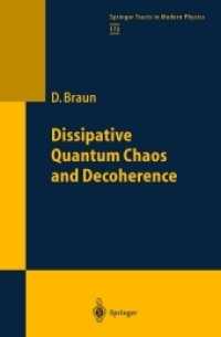 Dissipative Quantum Chaos and Decoherence (Springer Tracts in Modern Physics)