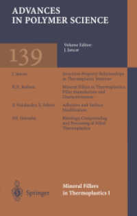 Mineral Fillers in Thermoplastics I : Raw Materials and Processing (Advances in Polymer Science)