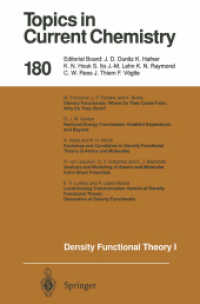 Density Functional Theory I : Functionals and Effective Potentials (Topics in Current Chemistry .180) （Softcover reprint of the original 1st ed. 1996. 2013. xviii, 235 S. XV）