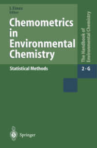 Chemometrics in Environmental Chemistry - Statistical Methods (The Handbook of Environmental Chemistry / Reactions and Processes .2 / 2G)