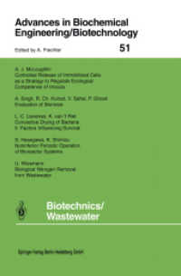 Biotechnics/Wastewater (Advances in Biochemical Engineering/biotechnology)