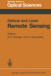 Optical and Laser Remote Sensing (Springer Series in Optical Sciences .39) （Softcover reprint of the original 1st ed. 1983. 2013. x, 386 S. X, 386）