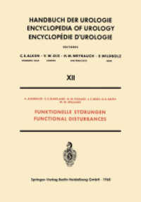 Funktionelle Störungen / Functional Disturbances (Handbuch der Urologie Encyclopedia of Urology Encyclopedie d'urologie)