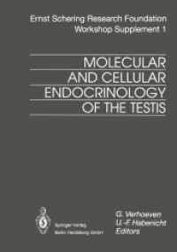Molecular and Cellular Endocrinology of the Testis (Ernst Schering Foundation Symposium Proceedings)