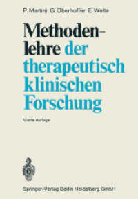 Methodenlehre der therapeutisch-klinischen Forschung （4. Aufl. 2014. viii, 496 S. VIII, 496 S. 244 mm）