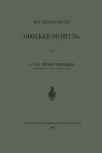 Die Altenglische Odoaker-Dichtung （1907. 1907. 48 S. 48 S. 229 mm）