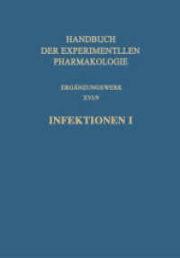 Infektionen I (Handbook of Experimental Pharmacology)