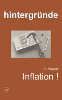 Inflation! (Hintergründe .8) （1983. 2014. 157 S. 157 S. 2 Abb. 203 mm）