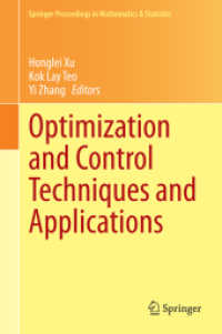 Optimization and Control Techniques and Applications (Springer Proceedings in Mathematics & Statistics) （2014）