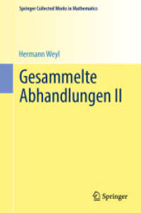 Gesammelte Abhandlungen II (Springer Collected Works in Mathematics) （1968. Reprint 2014 of the 1968）