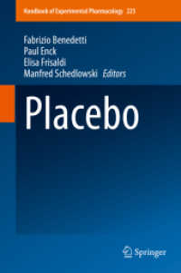 プラセボ・ハンドブック<br>Placebo (Handbook of Experimental Pharmacology) （2014）