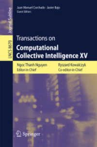 Transactions on Computational Collective Intelligence XV (Transactions on Computational Collective Intelligence) （2014）