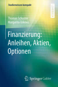 Finanzierung: Anleihen, Aktien, Optionen (Studienwissen kompakt)
