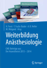 Weiterbildung Ansthesiologie (2-Volume Set) : Cme-beitrge Aus: Der Anaesthesist