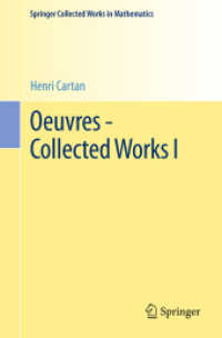 Oeuvres - Collected Works I (Springer Collected Works in Mathematics) （1979. Reprint 2015 of the 1979）
