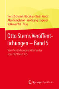Otto Sterns Veröffentlichungen - Band 5 : Veröffentlichungen Mitarbeiter von 1929 bis 1935