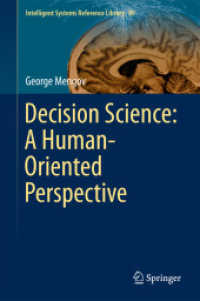 意思決定の科学：人間志向アプローチ<br>Decision Science: a Human-Oriented Perspective (Intelligent Systems Reference Library) （2015）