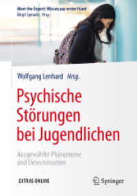 Psychische Storungen Bei Jugendlichen: Ausgewahlte Phanomene Und Determinanten (Meet the Expert: Wissen Aus Erster Hand)