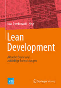 Lean Development : Aktueller Stand und zukünftige Entwicklungen (Vdi-buch)