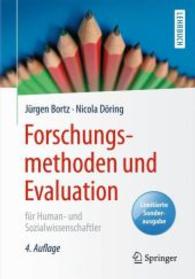 Forschungsmethoden und Evaluation für Human- und Sozialwissenschaftler : Limitierte Sonderausgabe (Springer-Lehrbuch)