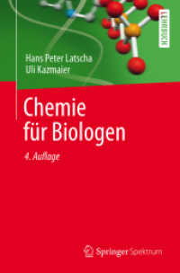 Chemie für Biologen (Springer-Lehrbuch) （4. Aufl. 2016. xxiv, 756 S. XXIV, 756 S. 161 Abb. in Farbe. 235 mm）