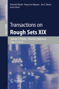 Transactions on Rough Sets XIX (Transactions on Rough Sets)