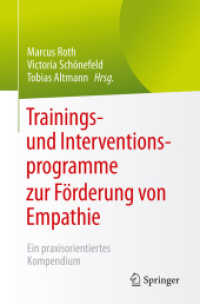 Trainings- und Interventionsprogramme zur Förderung von Empathie : Ein praxisorientiertes Kompendium