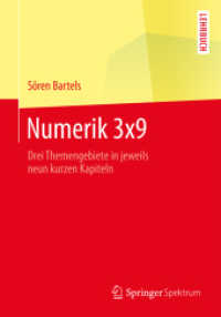 Numerik 3x9 : Drei Themengebiete in jeweils neun kurzen Kapiteln (Springer-Lehrbuch)