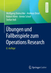 Übungen und Fallbeispiele zum Operations Research （8TH）