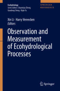 Observation and Measurement of Ecohydrological Processes : Observation and Measurement of Ecohydrological Processes (Ecohydrology) （PAP/PSC）