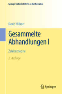 Gesammelte Abhandlungen I : Zahlentheorie (Springer Collected Works in Mathematics) （2ND）