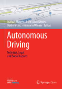Autonomous Driving : Technical, Legal and Social Aspects