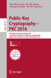 Public-Key Cryptography - PKC 2016 : 19th IACR International Conference on Practice and Theory in Public-Key Cryptography, Taipei, Taiwan, March 6-9, 2016, Proceedings, Part I (Security and Cryptology)