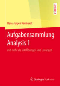 Aufgabensammlung Analysis 1 : mit mehr als 500 Übungen und Lösungen