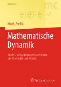 Mathematische Dynamik : Modelle und analytische Methoden der Kinematik und Kinetik (Springer-Lehrbuch Masterclass)
