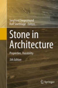 Stone in Architecture : Properties, Durability （5TH）