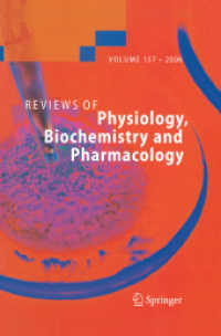 Reviews of Physiology, Biochemistry and Pharmacology 157 (Reviews of Physiology, Biochemistry and Pharmacology)