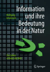 Information und ihre Bedeutung in der Natur : Das Leben erfindet die Welt