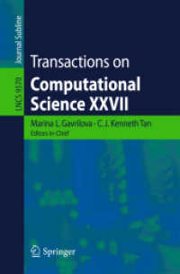 Transactions on Computational Science XXVII (Lecture Notes in Computer Science)