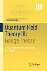 Quantum Field Theory III: Gauge Theory : A Bridge between Mathematicians and Physicists （Softcover reprint of the original 1st ed. 2011. 2016. xxxii, 1126 S. X）