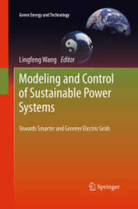 Modeling and Control of Sustainable Power Systems : Towards Smarter and Greener Electric Grids (Green Energy and Technology)