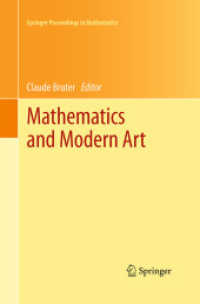 Mathematics and Modern Art : Proceedings of the First ESMA Conference, held in Paris, July 19-22, 2010 (Springer Proceedings in Mathematics)