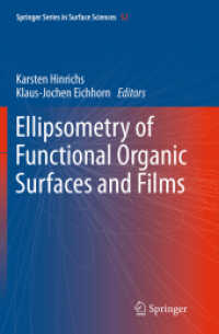 Ellipsometry of Functional Organic Surfaces and Films (Springer Series in Surface Sciences)