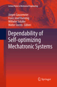 Dependability of Self-Optimizing Mechatronic Systems (Lecture Notes in Mechanical Engineering)