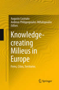 Knowledge-creating Milieus in Europe : Firms, Cities, Territories