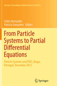 From Particle Systems to Partial Differential Equations : Particle Systems and PDEs, Braga, Portugal, December 2012 (Springer Proceedings in Mathematics & Statistics)
