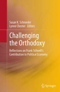 Challenging the Orthodoxy : Reflections on Frank Stilwell's Contribution to Political Economy